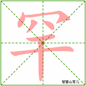 罕字写法 罕的笔顺