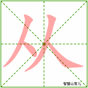 从的笔顺 笔画数:4 拼音:cóng 部首:人 - 智慧山