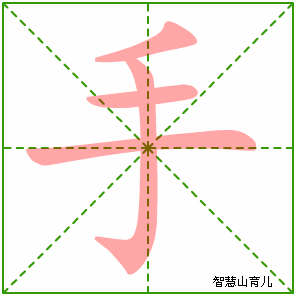 手字写法 手的笔顺