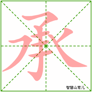 承字写法 承的笔顺