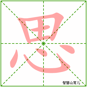 思字写法 思的笔顺