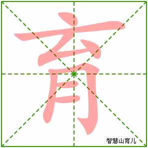 育字写法 育的笔顺