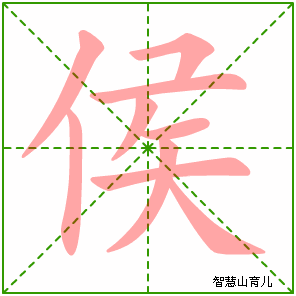 侯的笔顺