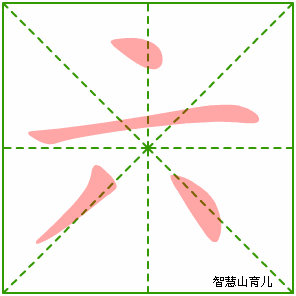 六字写法 六的笔顺