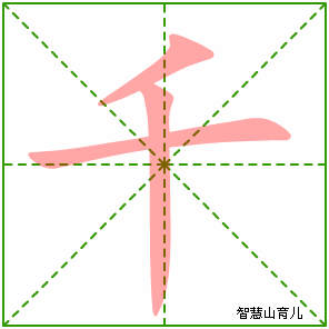 千字写法 千的笔顺