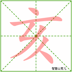 亥的笔顺