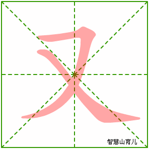又字写法 又的笔顺