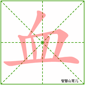 血字写法 血的笔顺