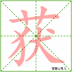 获的笔顺