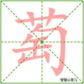 萄的笔顺拼音及解释