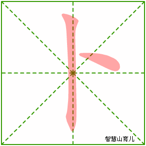 卜字写法 卜的笔顺