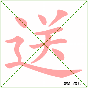 送的笔顺