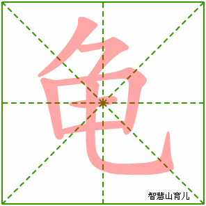 龟的笔顺