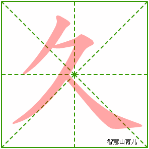久字写法 久的笔顺