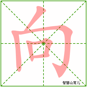 向字写法 向的笔顺