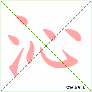 沁字写法 沁的笔顺