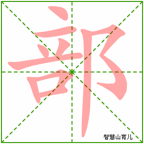 部字写法 部的笔顺