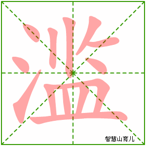 滥字写法 滥的笔顺