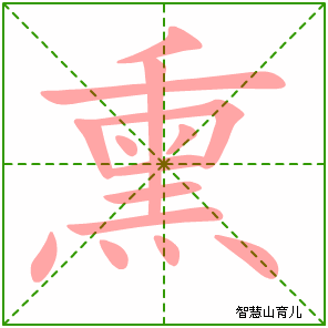 熏字写法 熏的笔顺