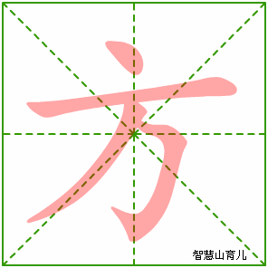 方字写法 方的笔顺