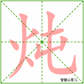 炖字写法 炖的笔顺