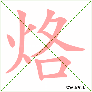 烙字写法 烙的笔顺