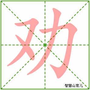 劝字写法 劝的笔顺