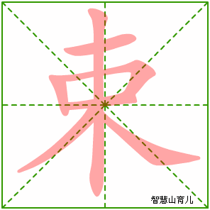 束字写法 束的笔顺