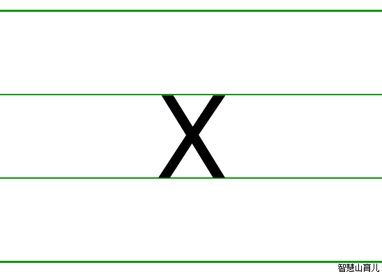 x 的写法
