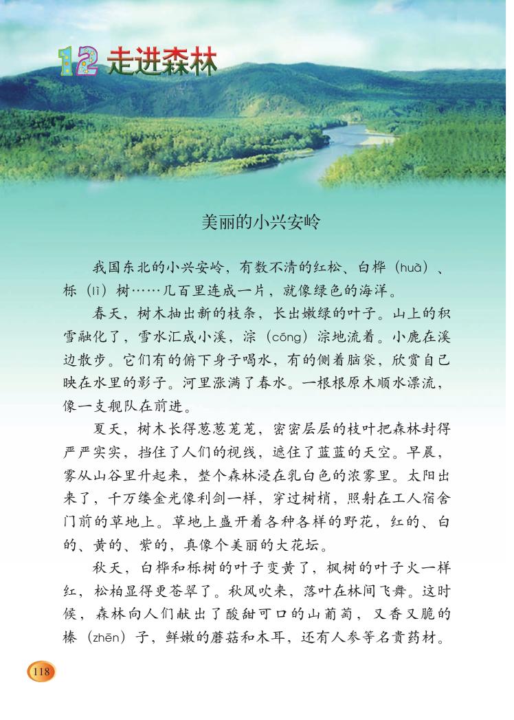 美丽的小兴安岭