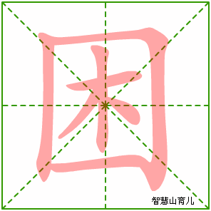 困字写法 困的笔顺